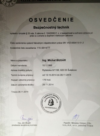 autorizácia BOZP